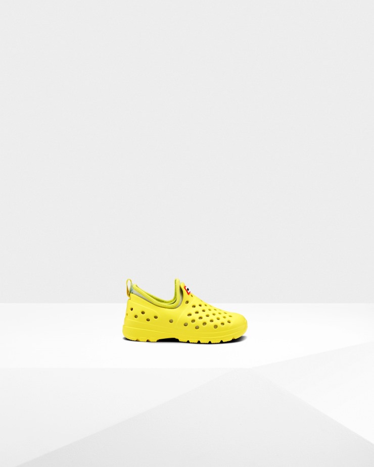Hunter Zapatos De Agua Ligeros Para Niños Pequeños Bailarín Español Amarillo-menta Verde