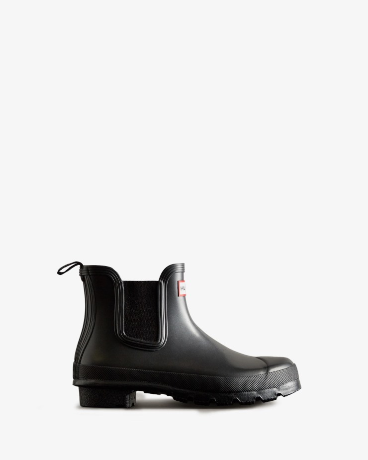 Botas Hunter Mujer Nebula Chelsea Negras