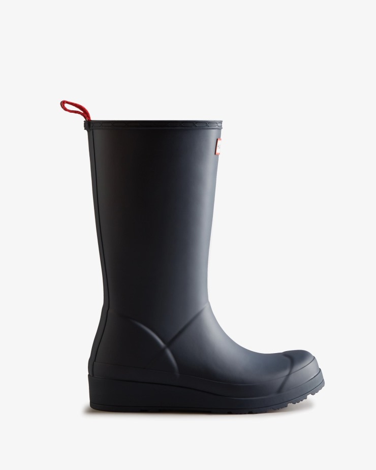 Botas De Lluvia Hunter Mujer Play Tall Valtameri Azul